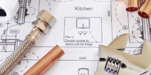 House extension: mechanical specifications on plan